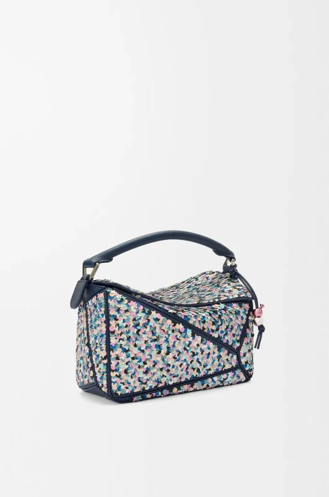 Bolso Puzzle 10 Confetti en piel de becerro clásica Multicolor Bolso Puzzle 10 Confetti en piel de becerro clásica Multicolor