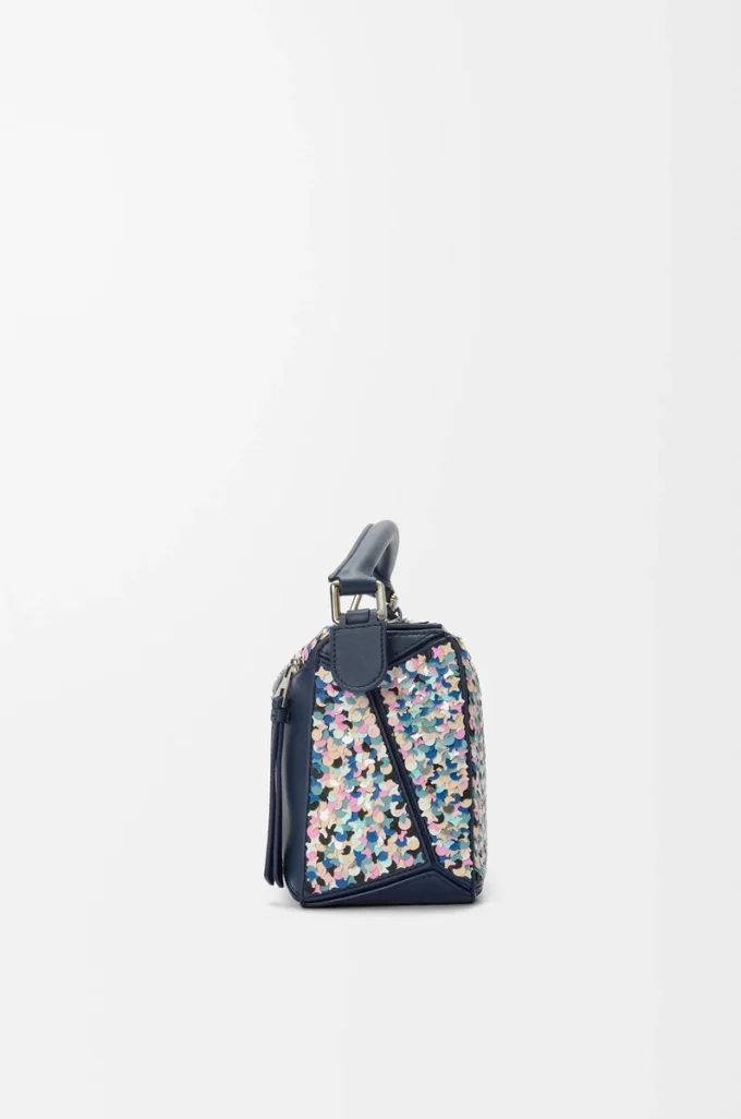 Bolso Puzzle 10 Confetti en piel de becerro clásica Multicolor Bolso Puzzle 10 Confetti en piel de becerro clásica Multicolor