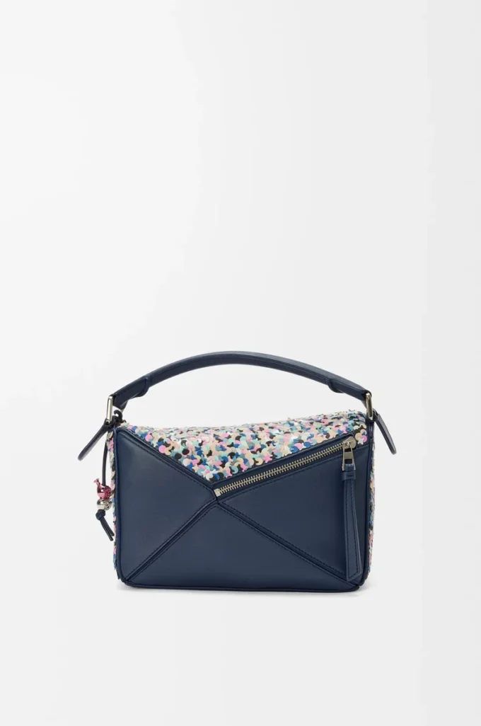 Bolso Puzzle 10 Confetti en piel de becerro clásica Multicolor Bolso Puzzle 10 Confetti en piel de becerro clásica Multicolor