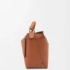 Bolso Puzzle Edge grande en piel de becerro clásica color tostado