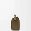 Bolso Puzzle Edge pequeño en piel de becerro clásica Dark Khaki Bolso Puzzle Edge pequeño en piel de becerro clásica Dark Khaki