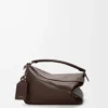 Bolso Puzzle Featherlight grande en piel de cordero napa Dark Chestnut Bolso Puzzle Featherlight grande en piel de cordero napa Dark Chestnut
