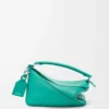 Bolso Puzzle Featherlight pequeño en piel de cordero napa color aguamarina Bolso Puzzle Featherlight pequeño en piel de cordero napa color aguamarina