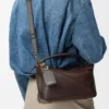 Bolso Puzzle Featherlight pequeño en piel de cordero napa Dark Chestnut Bolso Puzzle Featherlight pequeño en piel de cordero napa Dark Chestnut