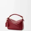 Bolso Puzzle Featherlight pequeño en piel de cordero napa rojo quemado Bolso Puzzle Featherlight pequeño en piel de cordero napa rojo quemado