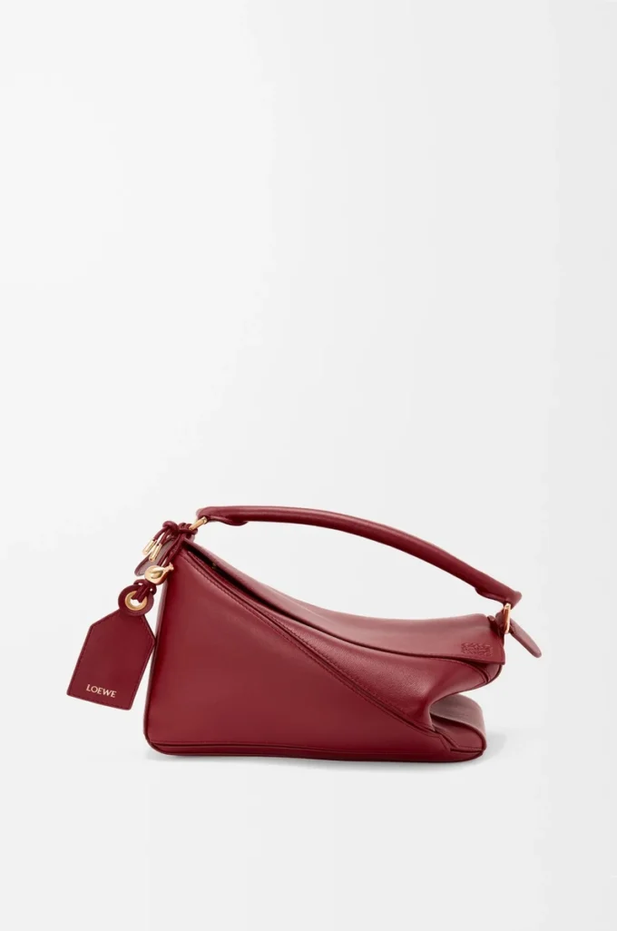 Bolso Puzzle Featherlight pequeño en piel de cordero napa rojo quemado Bolso Puzzle Featherlight pequeño en piel de cordero napa rojo quemado