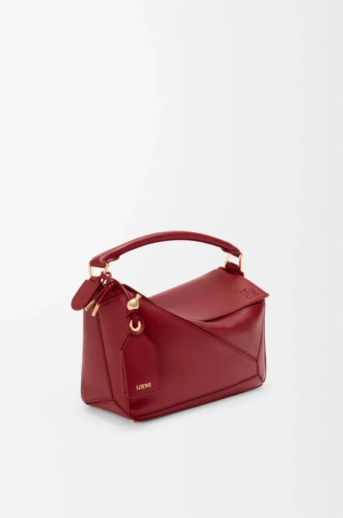Bolso Puzzle Featherlight pequeño en piel de cordero napa rojo quemado Bolso Puzzle Featherlight pequeño en piel de cordero napa rojo quemado