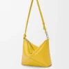 Bolso Puzzle Fold en piel de becerro napa brillante Dandelion