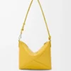 Bolso Puzzle Fold en piel de becerro napa brillante Dandelion
