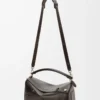 Bolso Puzzle grande Panta en piel de becerro brillante marrón vintage Bolso Puzzle grande Panta en piel de becerro brillante marrón vintage