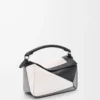 Bolso Puzzle pequeño en piel de becerro napa Gris/Light Ghost Bolso Puzzle pequeño en piel de becerro napa Gris/Light Ghost