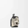 Bolso Puzzle pequeño en tejido textil negro/blanco Bolso Puzzle pequeño en tejido textil negro/blanco