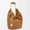 Bolso Squeeze pequeño en suave piel de cordero napa Roble Bolso Squeeze pequeño en suave piel de cordero napa Roble