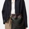 Bolso tote Flamenco en suave piel de cordero napa Negro/Castaño oscuro Bolso tote Flamenco en suave piel de cordero napa Negro/Castaño oscuro