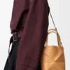 Bolso tote Puzzle Fold mini en piel de becerro brillante Warm Desert Bolso tote Puzzle Fold mini en piel de becerro brillante Warm Desert