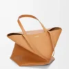 Bolso tote XL Puzzle Fold en piel de becerro brillante Warm Desert Bolso tote XL Puzzle Fold en piel de becerro brillante Warm Desert