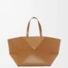 Bolso tote XXL Puzzle Fold en piel de becerro brillante Oak Bolso tote XXL Puzzle Fold en piel de becerro brillante Oak