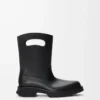 Bota Bobby en piel de becerro granulada curtida vegetalmente. Negro Bota Bobby en piel de becerro granulada curtida vegetalmente. Negro