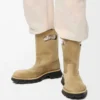 Botas Bobby de piel de becerro dividida encerada Sahara Botas Bobby de piel de becerro dividida encerada Sahara