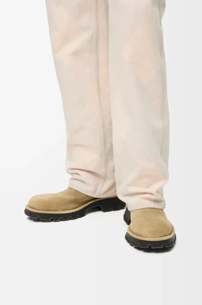Botas Bobby de piel de becerro dividida encerada Sahara Botas Bobby de piel de becerro dividida encerada Sahara