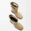 Botas Bobby de piel de becerro dividida encerada Sahara Botas Bobby de piel de becerro dividida encerada Sahara