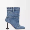 Botines Toy Panta en denim lavado Denim lavado Botines Toy Panta en denim lavado Denim lavado