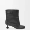 Botín Toy Panta en piel de cordero Black Botín Toy Panta en piel de cordero Black