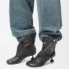 Botín Toy Panta en piel de cordero Black Botín Toy Panta en piel de cordero Black