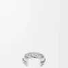 Brazalete trenzado grande en plata de ley Plata Brazalete trenzado grande en plata de ley Plata