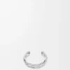 Brazalete trenzado grande en plata de ley Plata Brazalete trenzado grande en plata de ley Plata