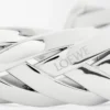 Brazalete trenzado grande en plata de ley Plata Brazalete trenzado grande en plata de ley Plata
