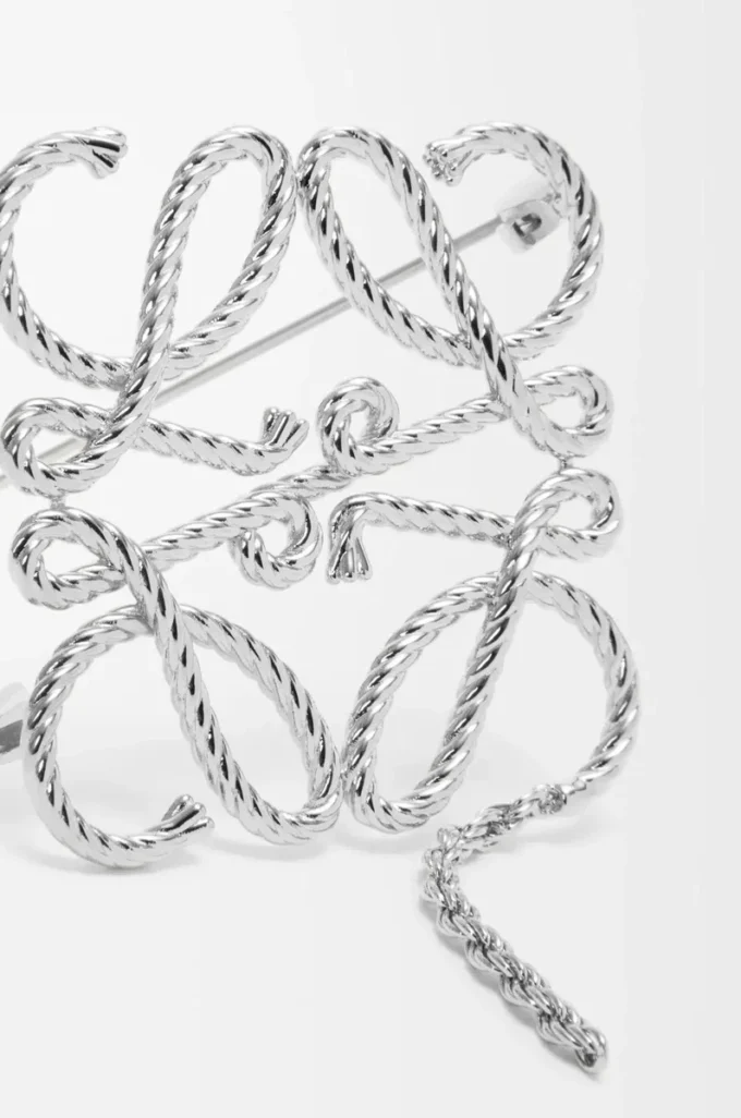 Broche Anagram Silver Broche Anagram Silver