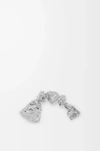 Broche BoWED Tie en plata de ley Plata