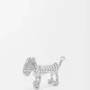 Broche con forma de perro salchicha Plata Broche con forma de perro salchicha Plata