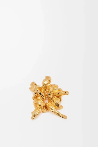 Broche Tarantella en plata de ley Oro