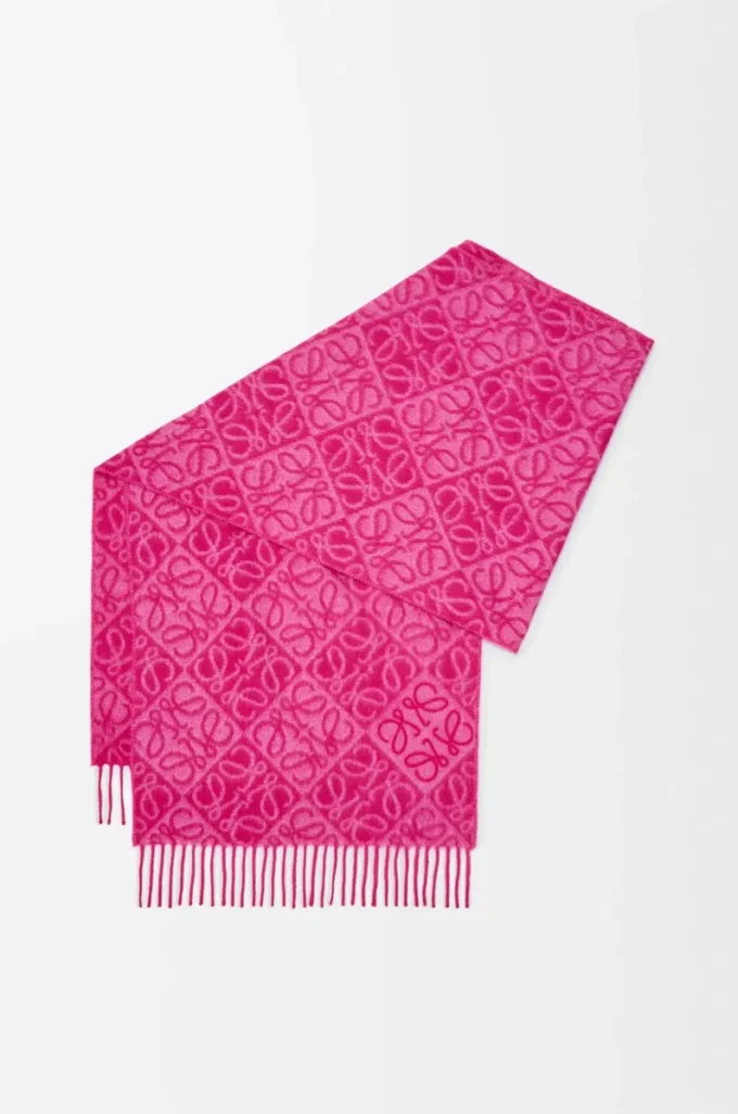 Bufanda Anagram de lana y cachemira Fucsia Bufanda Anagram de lana y cachemira Fucsia