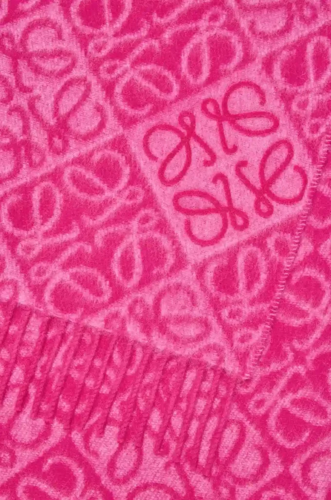 Bufanda Anagram de lana y cachemira Fucsia Bufanda Anagram de lana y cachemira Fucsia