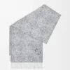 Bufanda Anagram de lana y cachemira Gris Bufanda Anagram de lana y cachemira Gris