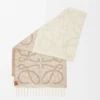 Bufanda Anagram en alpaca y lana Beige/Blanco Bufanda Anagram en alpaca y lana Beige/Blanco