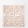 Bufanda de seda en color beige claro/beige Bufanda de seda en color beige claro/beige