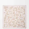Bufanda de seda en color beige claro/beige Bufanda de seda en color beige claro/beige