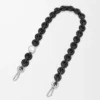 Cadena tipo donut en piel de becerro Black Cadena tipo donut en piel de becerro Black