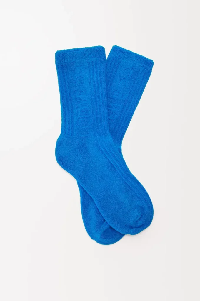 Calcetines de algodón Azul