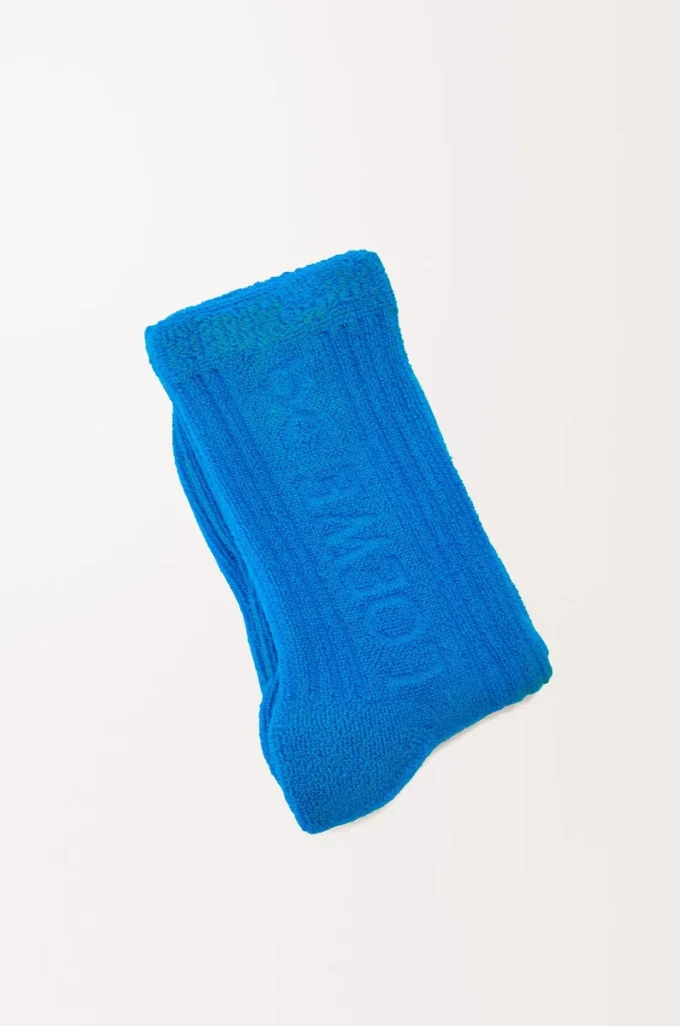 Calcetines de algodón Azul