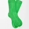 Calcetines de algodón Verde