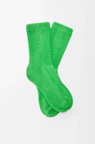 Calcetines de algodón Verde