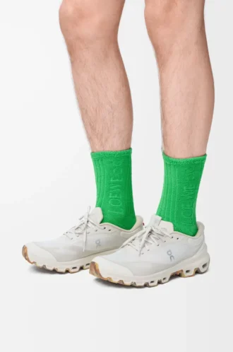 Calcetines de algodón Verde