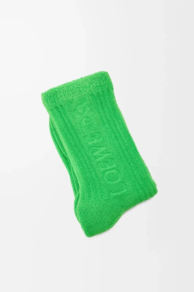 Calcetines de algodón Verde