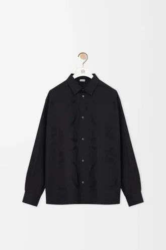 Camisa Anagram de algodón negro