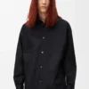 Camisa Anagram de algodón negro Camisa Anagram de algodón negro